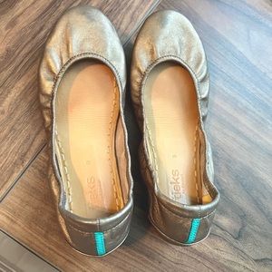 Tieks Metallic Bronze size 9